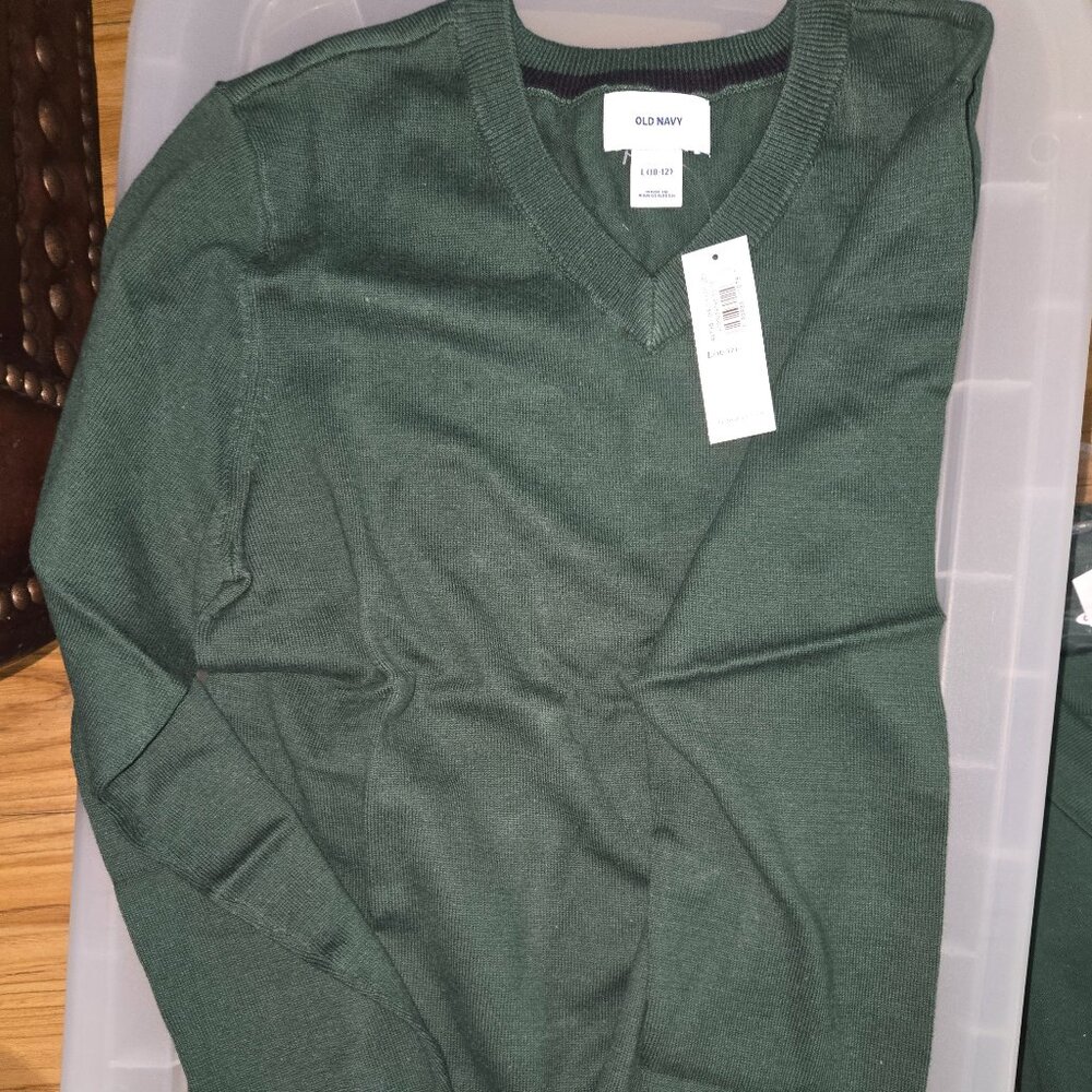 Boys uniform V neck sweater